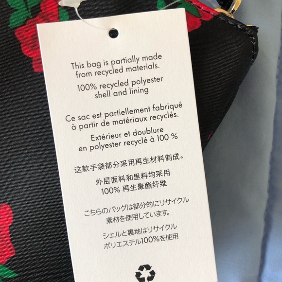 Kate Spade Rose Toss Chelsea Wristlet NWT - Picture 5 of 8